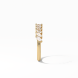 0.78 TCW Marquise Shaped Wedding Band 13