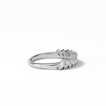 0.78 TCW Marquise Shaped Wedding Band 6