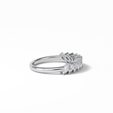 0.78 TCW Marquise Shaped Wedding Band 6