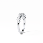 0.78 TCW Marquise Shaped Wedding Band 4