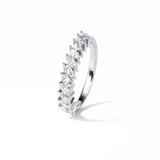 0.78 TCW Marquise Shaped Wedding Band 5