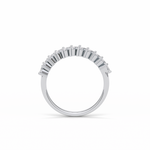 0.78 TCW Marquise Shaped Wedding Band 3