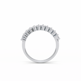 0.78 TCW Marquise Shaped Wedding Band 3