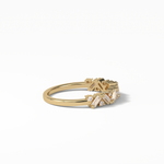 0.44 TCW Baguette and Round Shaped Wedding Band 14