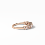 0.44 TCW Baguette and Round Shaped Wedding Band 18