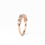 0.44 TCW Baguette and Round Shaped Wedding Band 16