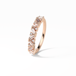 0.44 TCW Baguette and Round Shaped Wedding Band 21