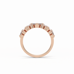 0.44 TCW Baguette and Round Shaped Wedding Band 19