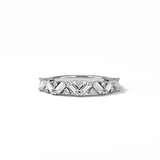 0.44 TCW Baguette and Round Shaped Wedding Band 1