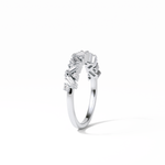 0.44 TCW Baguette and Round Shaped Wedding Band 3
