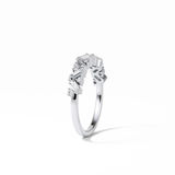 0.44 TCW Baguette and Round Shaped Wedding Band 3