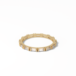 0.66 TCW Baguette Shaped Wedding Band 8