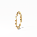 0.66 TCW Baguette Shaped Wedding Band 10