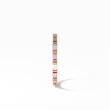 0.66 TCW Baguette Shaped Wedding Band 17