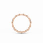 0.66 TCW Baguette Shaped Wedding Band 20