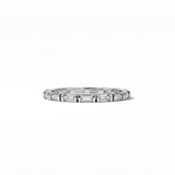 0.66 TCW Baguette Shaped Wedding Band 1