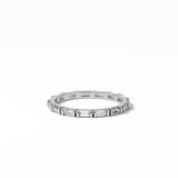 0.66 TCW Baguette Shaped Wedding Band 3