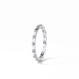 0.66 TCW Baguette Shaped Wedding Band 5