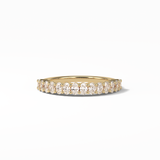 3.5 TCW Oval Shaped Wedding Band 7