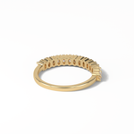 3.5 TCW Oval Shaped Wedding Band 11
