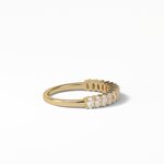 3.5 TCW Oval Shaped Wedding Band 12