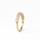 3.5 TCW Oval Shaped Wedding Band 13