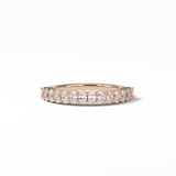 3.5 TCW Oval Shaped Wedding Band 15