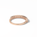 3.5 TCW Oval Shaped Wedding Band 17
