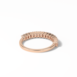 3.5 TCW Oval Shaped Wedding Band 17