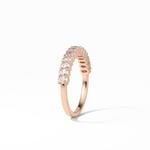 3.5 TCW Oval Shaped Wedding Band 20