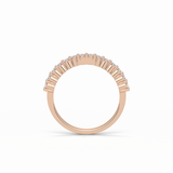 3.5 TCW Oval Shaped Wedding Band 16
