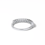 3.5 TCW Oval Shaped Wedding Band 6