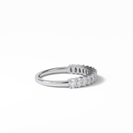 3.5 TCW Oval Shaped Wedding Band 8