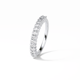 3.5 TCW Oval Shaped Wedding Band 4