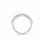 3.5 TCW Oval Shaped Wedding Band 2