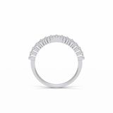 3.5 TCW Oval Shaped Wedding Band 2