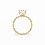 1.67 CT Radiant Cut Hidden Halo Style Moissanite Engagement Ring 10