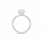 1.67 CT Radiant Cut Hidden Halo Style Moissanite Engagement Ring 7