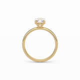2.35 CT Elongated Cushion Cut Solitaire Style Moissanite Engagement Ring 9