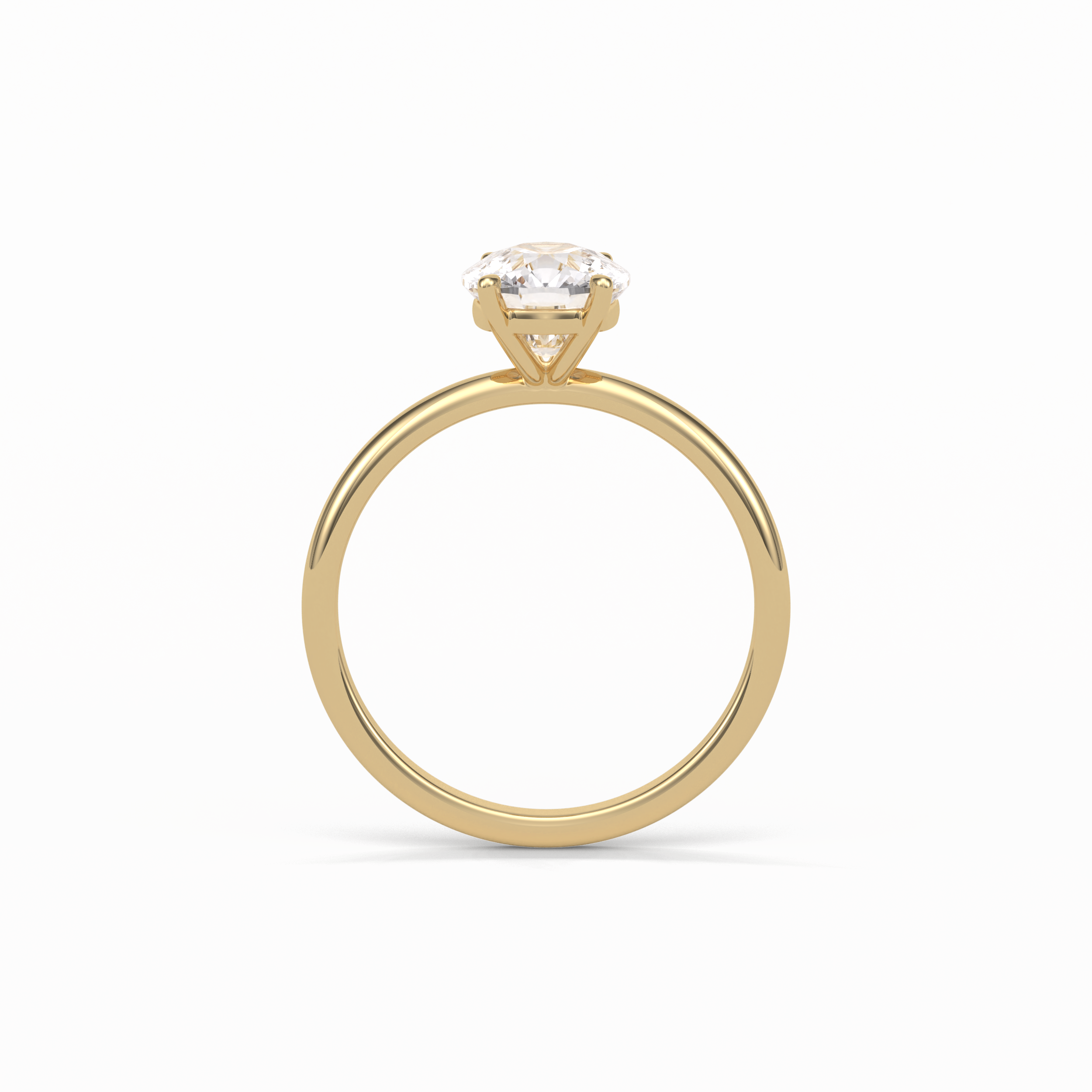 2.35 CT Elongated Cushion Cut Solitaire Style Moissanite Engagement Ring 9