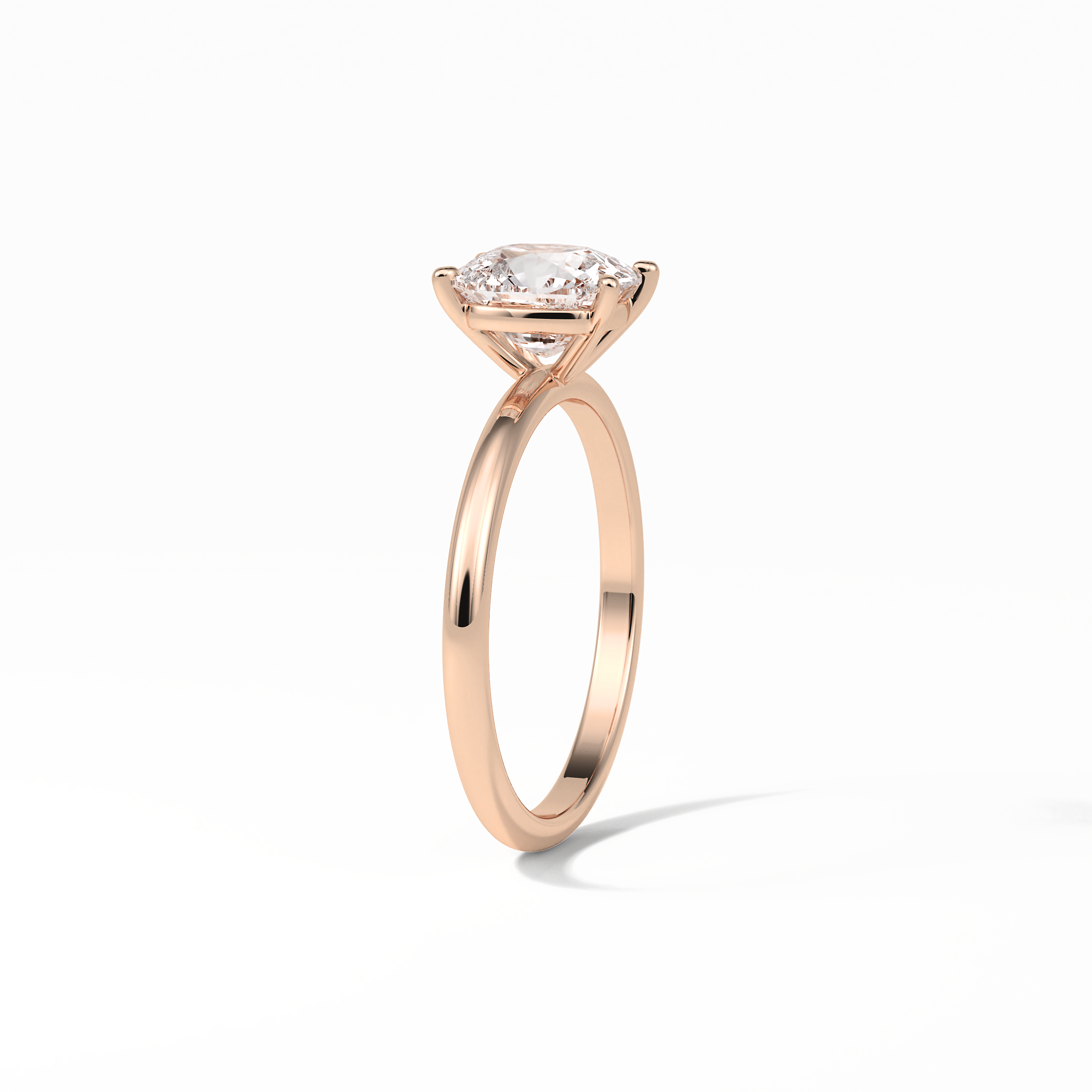 2.35 CT Elongated Cushion Cut Solitaire Style Moissanite Engagement Ring 20