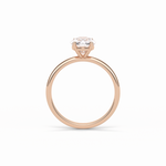 2.35 CT Elongated Cushion Cut Solitaire Style Moissanite Engagement Ring 16