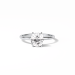 2.35 CT Elongated Cushion Cut Solitaire Style Moissanite Engagement Ring 1