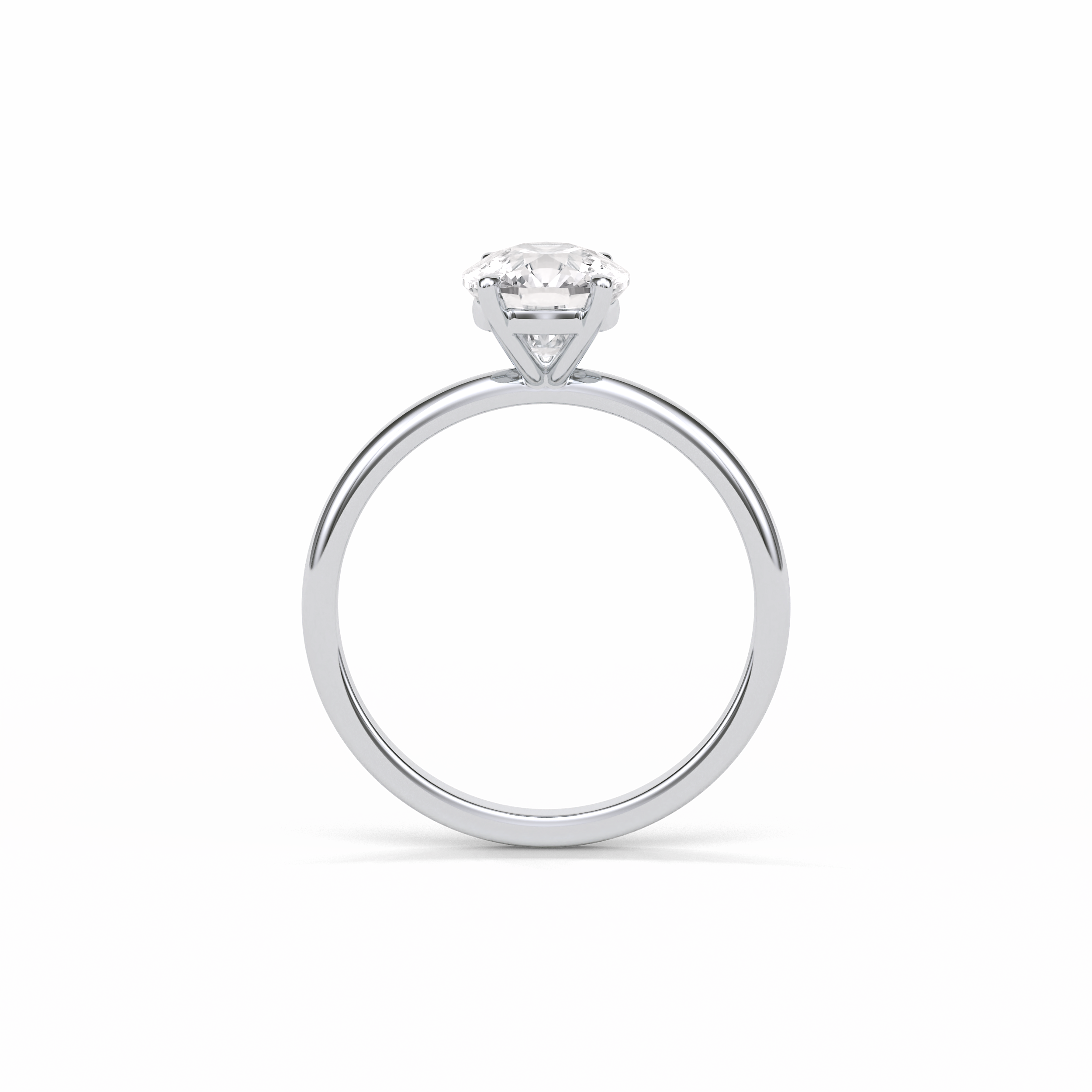 2.35 CT Elongated Cushion Cut Solitaire Style Moissanite Engagement Ring 3