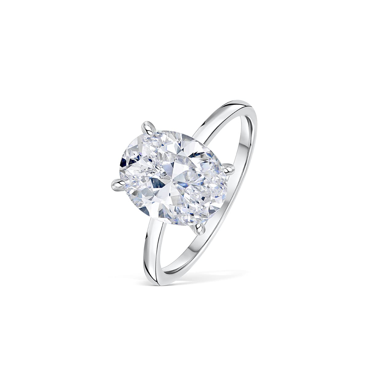 
                  
                    3.0 CT Oval Moissanite Hidden Halo Engagement Ring - farrellouise
                  
                