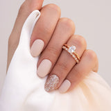 1.33 CT Oval Solitaire Lab Grown Diamond Engagement Ring