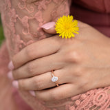 1.33 CT Oval Solitaire Lab Grown Diamond Engagement Ring