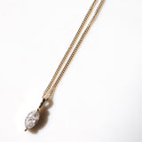 0.5 CT Marquise Cut Solitaire Moissanite Necklace