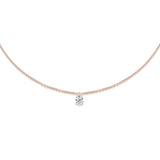 0.30 CT Pear Solitaire CVD F/VS Diamond Necklace 6