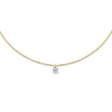 0.30 CT Pear Solitaire CVD F/VS Diamond Necklace 4